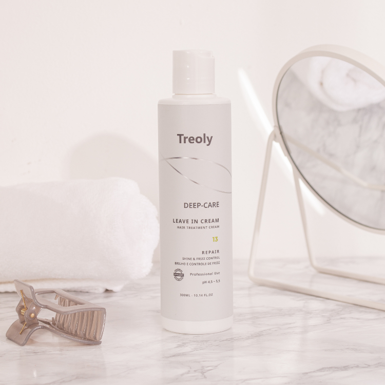 Leave In Cream - Controle de Frizz, Brilho e Hidratação Treoly