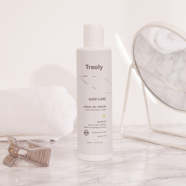 Leave In Cream - Controle de Frizz, Brilho e Hidratação Treoly
