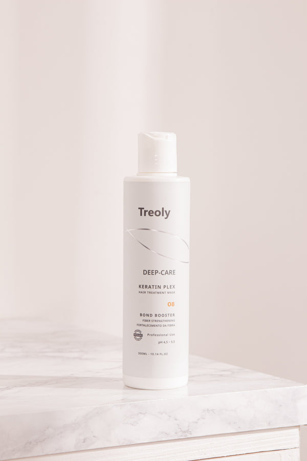 Keratin Plex - Proteção em Química: Reconstrução para Cabelos Coloridos e Descoloridos Treoly