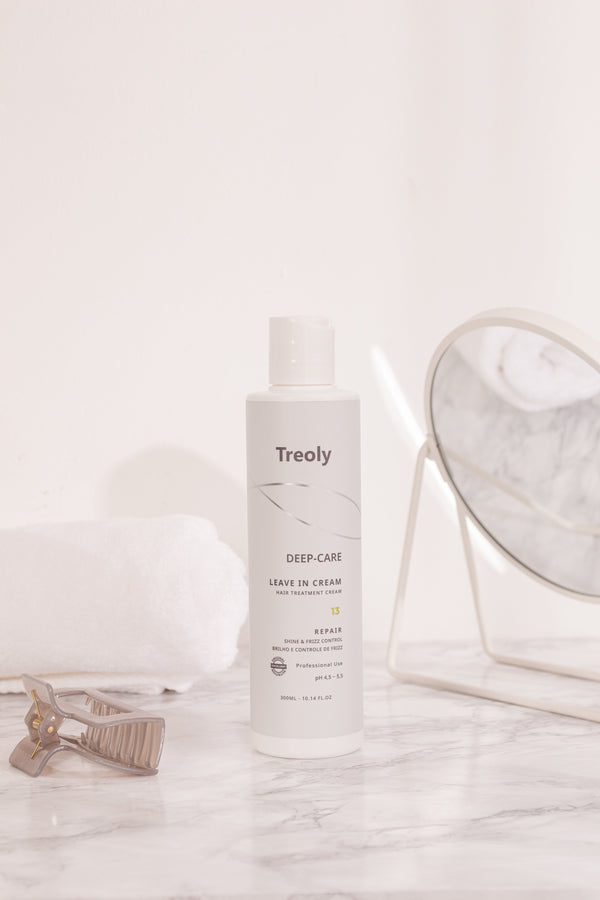 Leave In Cream - Controle de Frizz, Brilho e Hidratação Treoly